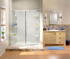 Kleara 2-panel Pivot Shower Door 57 ½-60 ½ x 69 in. 6 mm