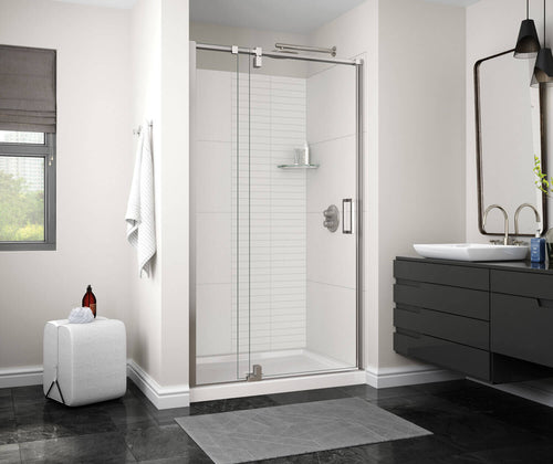 ModulR Pivot Shower Door Alcove 48 x 78 in. 8 mm