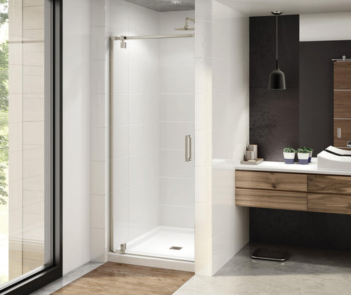 ModulR Pivot Shower Door Alcove 34 x 78 in. 8 mm