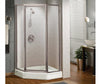 Silhouette Neo-angle Pivot Shower 38 x 38 x 70 in.