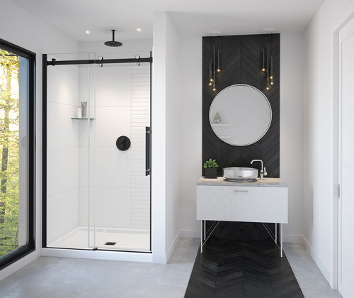 Vela Sliding Shower Door 44 ½-47 x 78 ¾ in. 8 mm