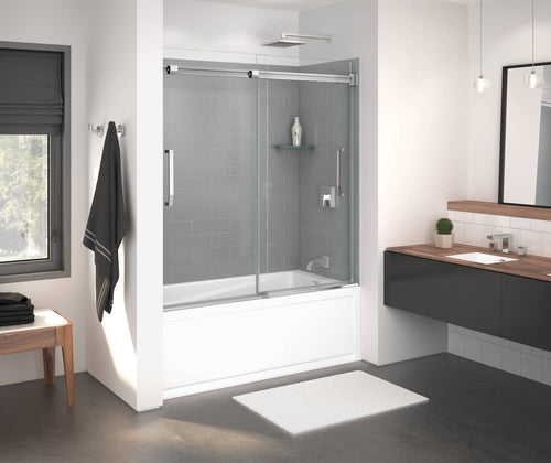 Inverto Sliding Tub Door 56-59 x 55 ½-59 in. 8mm