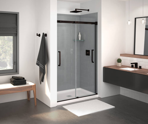 Inverto Sliding Shower Door 44-47 x 70 ½-74 in. 8mm