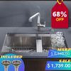 Kohler 8 Degree Offset Undermount Sink - Stainless Steel