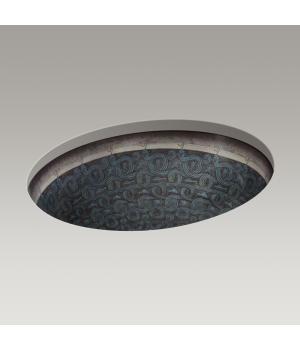 Kohler Serpentine Bronze™ Caxton® Oval Bathroom Sink | K-14218-SP-G9