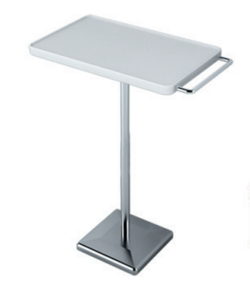 Zitta Freestanding Side Table With Towel Bar